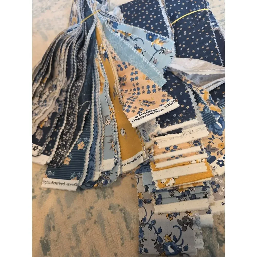 Riley Blake Delightful Jelly Roll Fabric Bundle Gerri Robinson Planted Seed